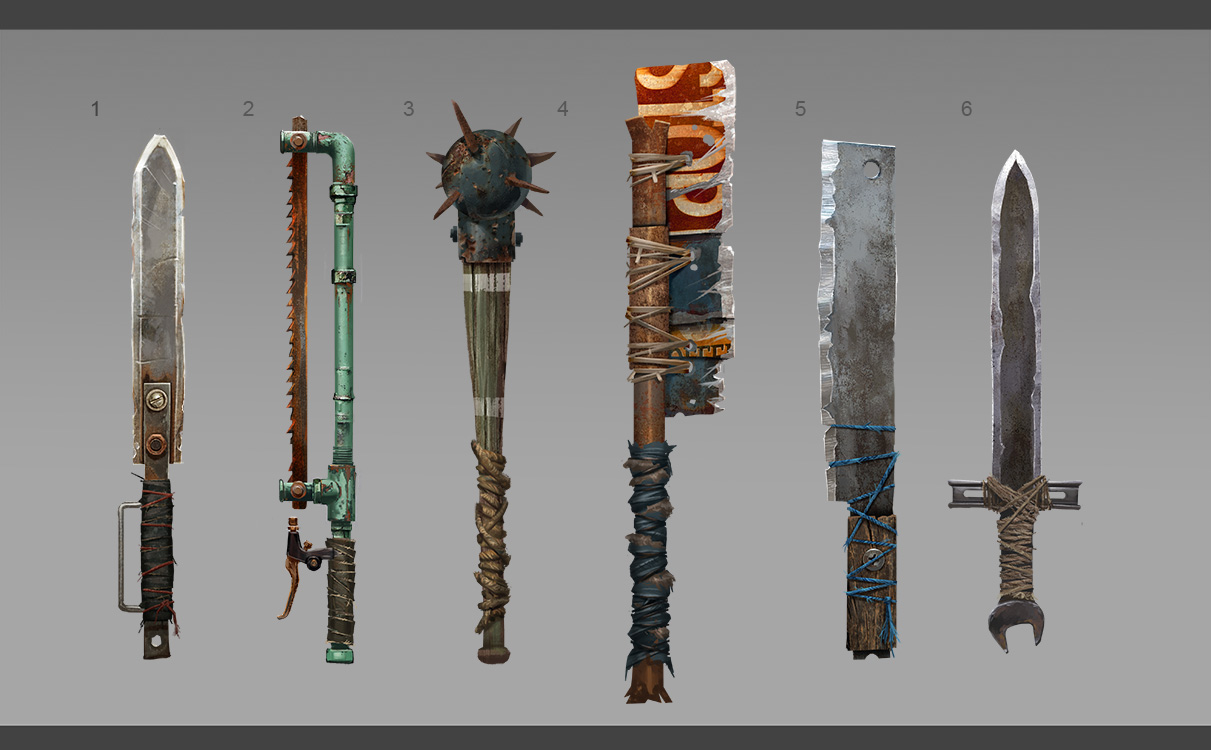 rust video game weapons