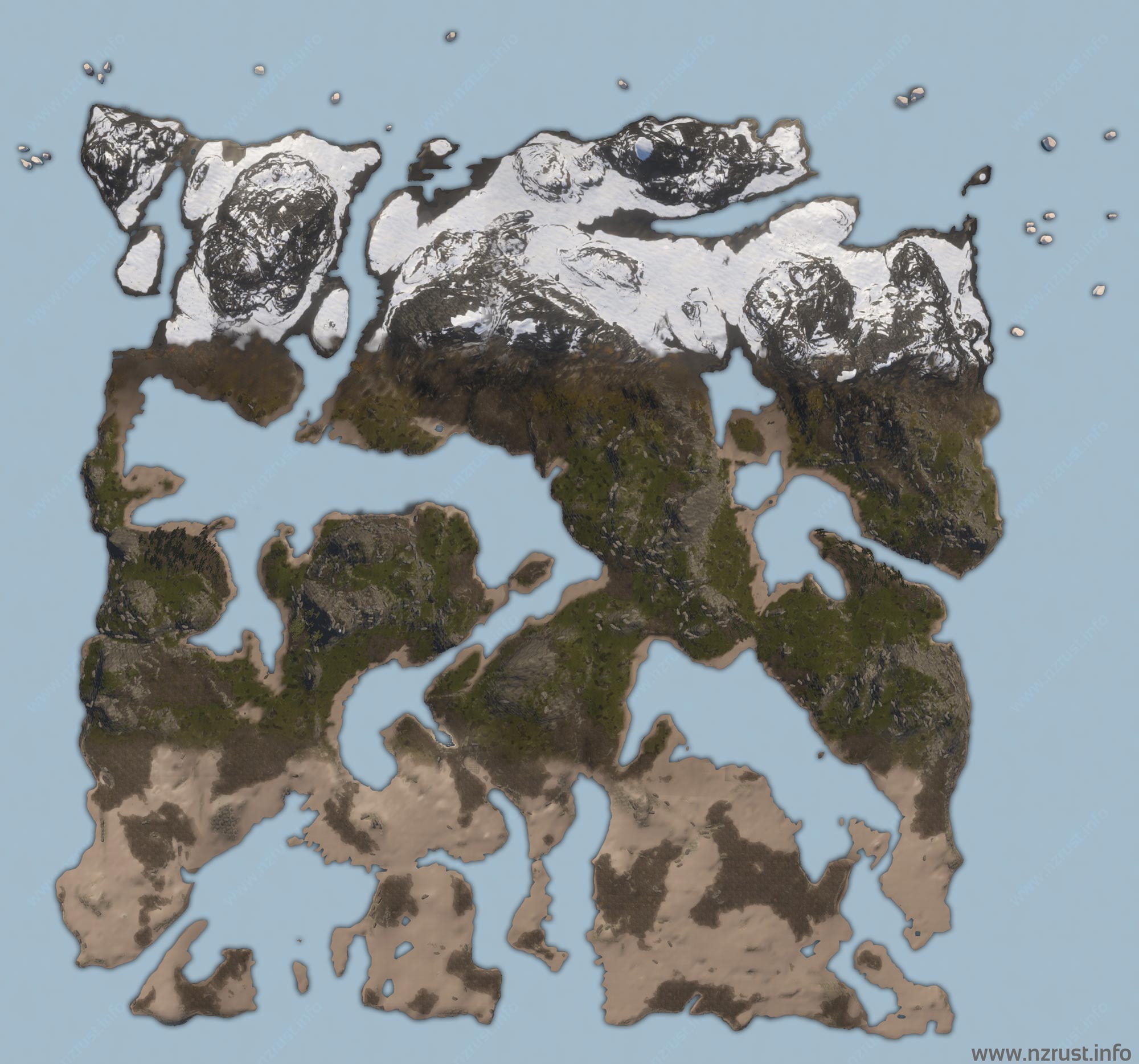 Rust generated map фото 68