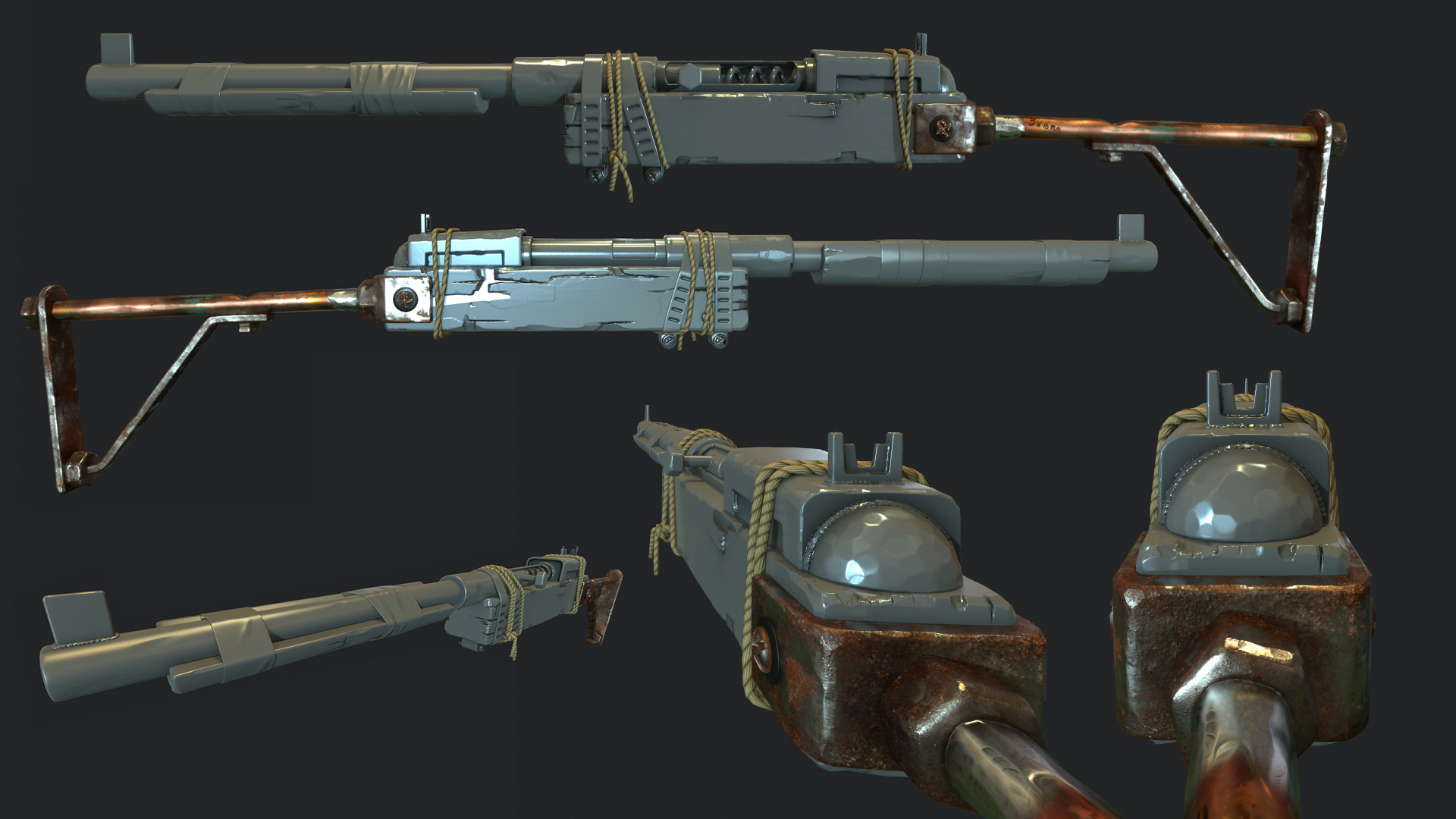 Rust weapon models фото 71