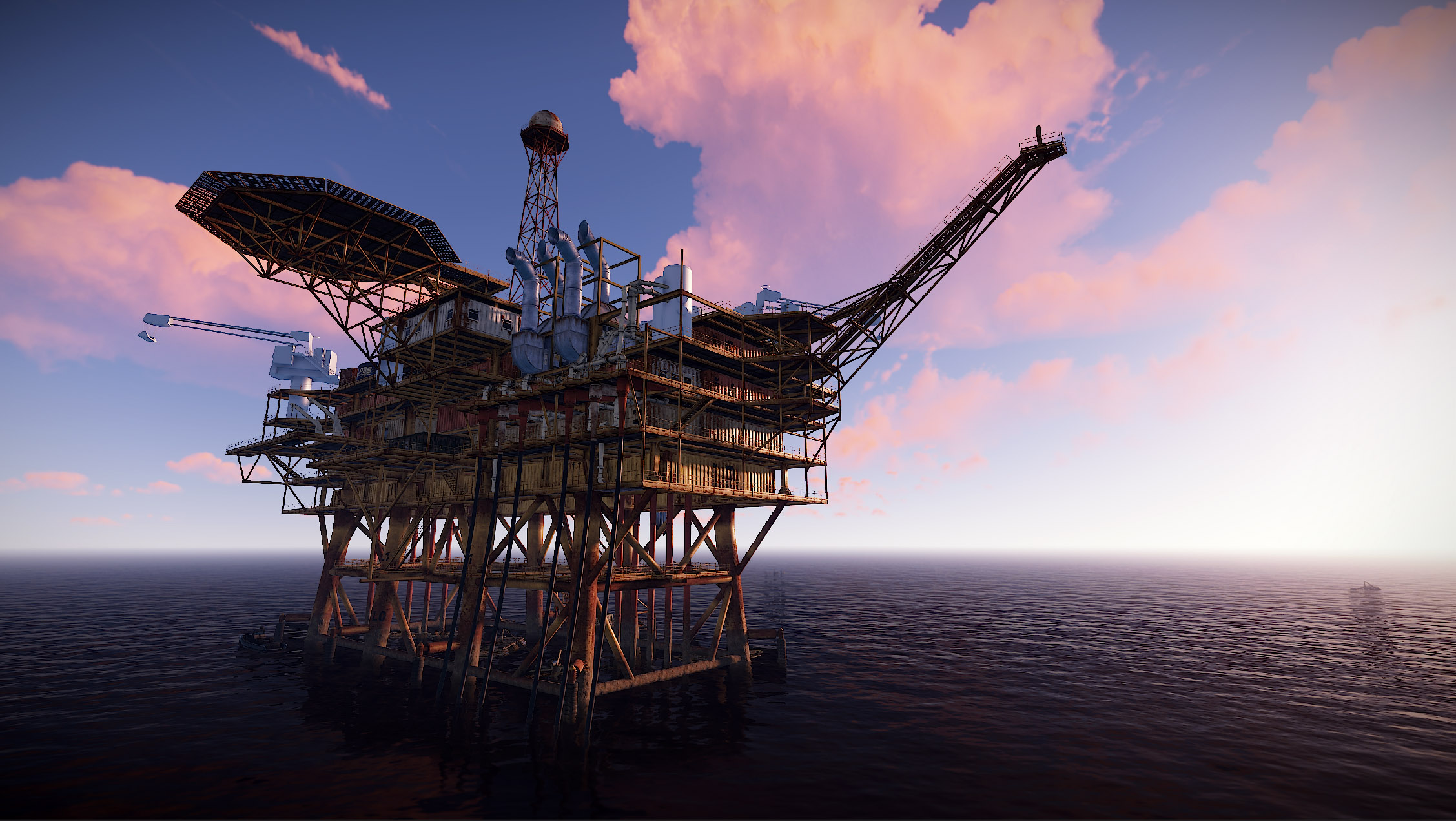 Rust oil rig simulator фото 5