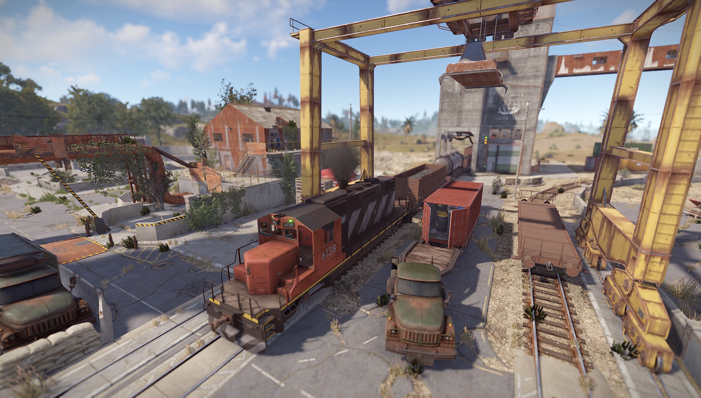 Trainyard Unloading 