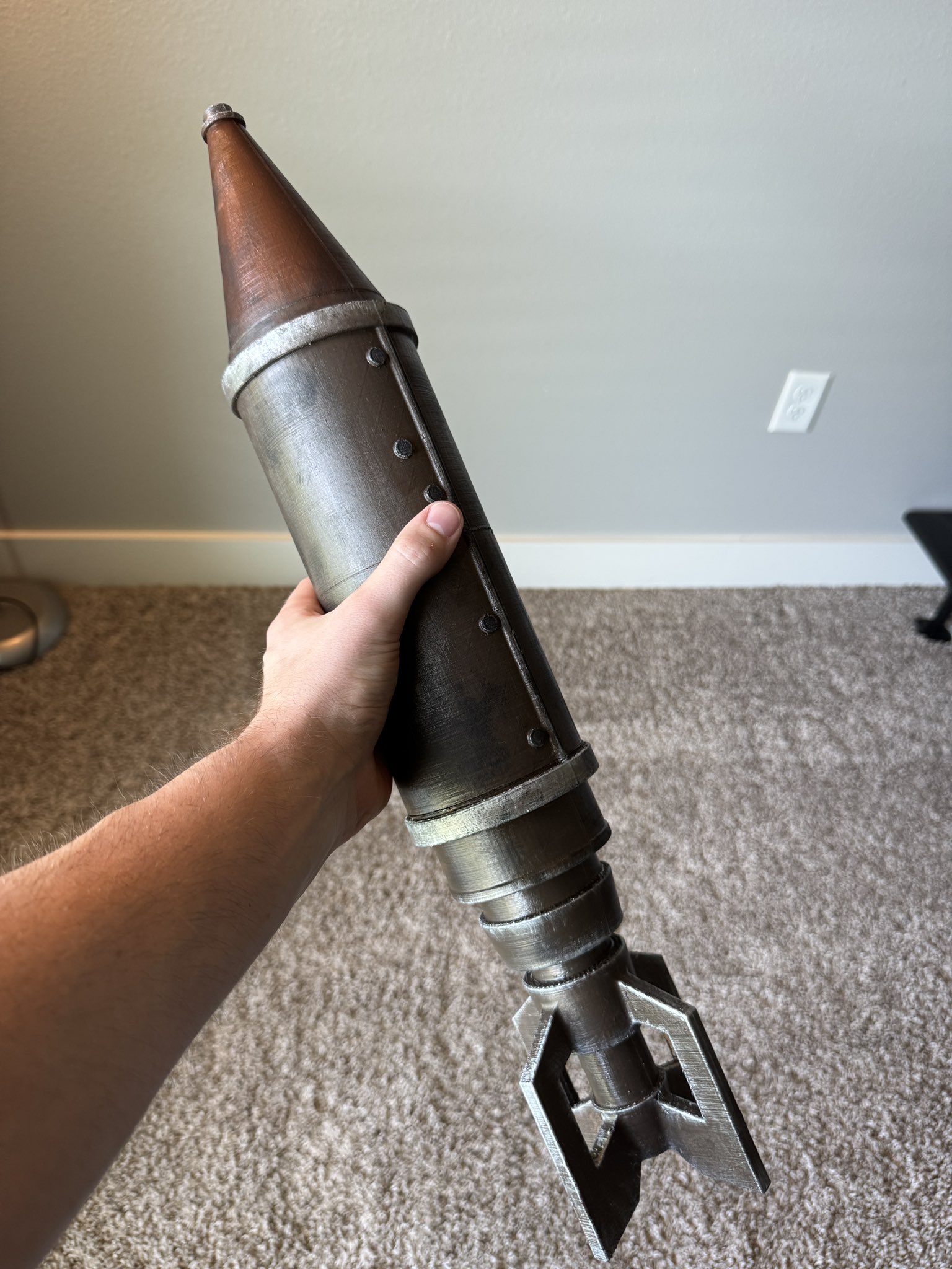 Life-size rocket