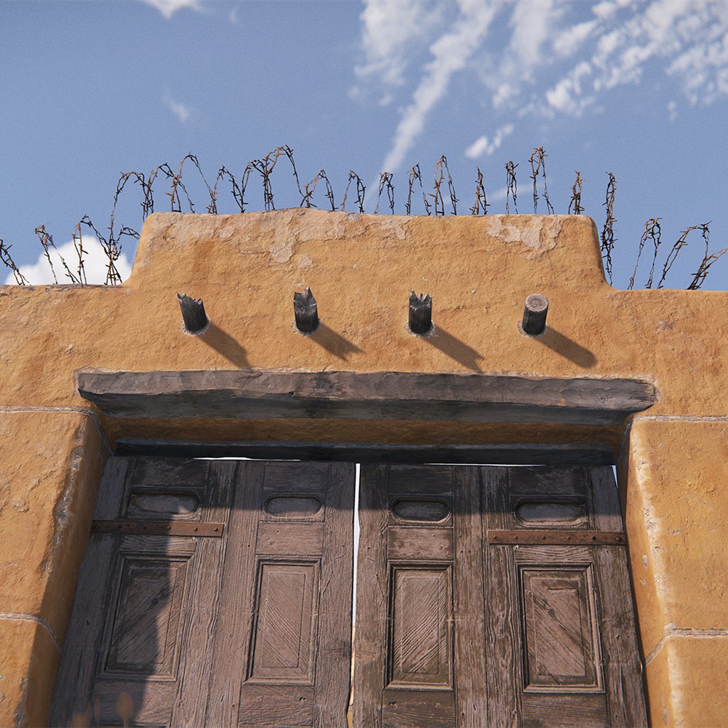 Adobe Gate and Wall Pack