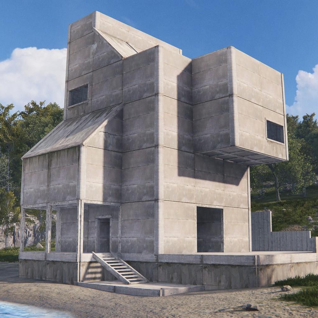 Brutalist Building Skin
