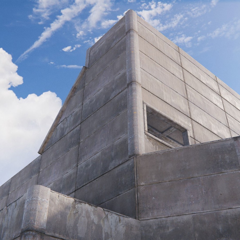 Brutalist Building Skin