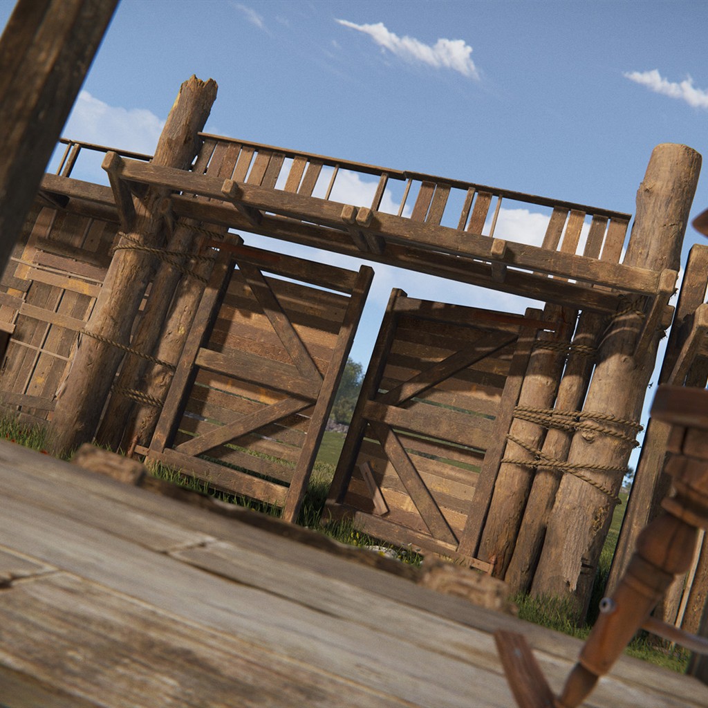 Legacy Wood Gate and Wall Pack