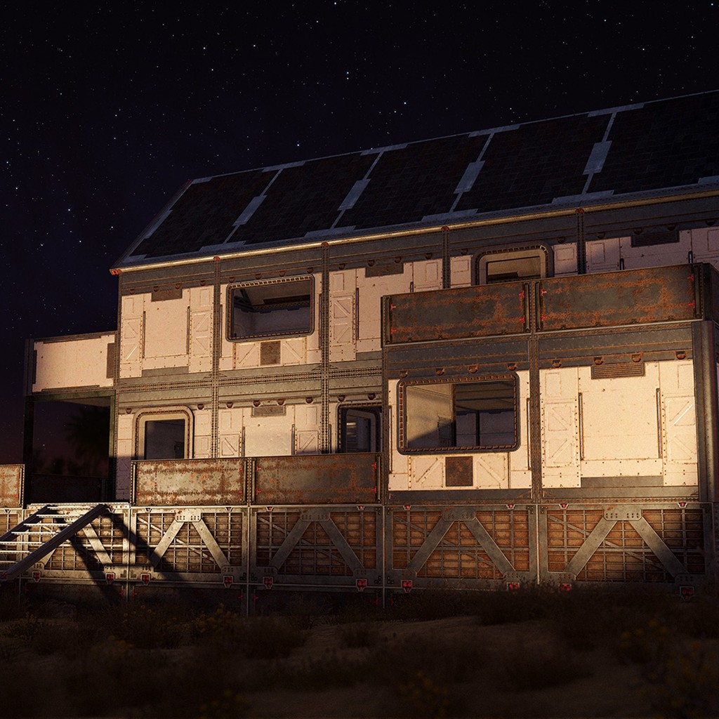 Space Station Building Skin