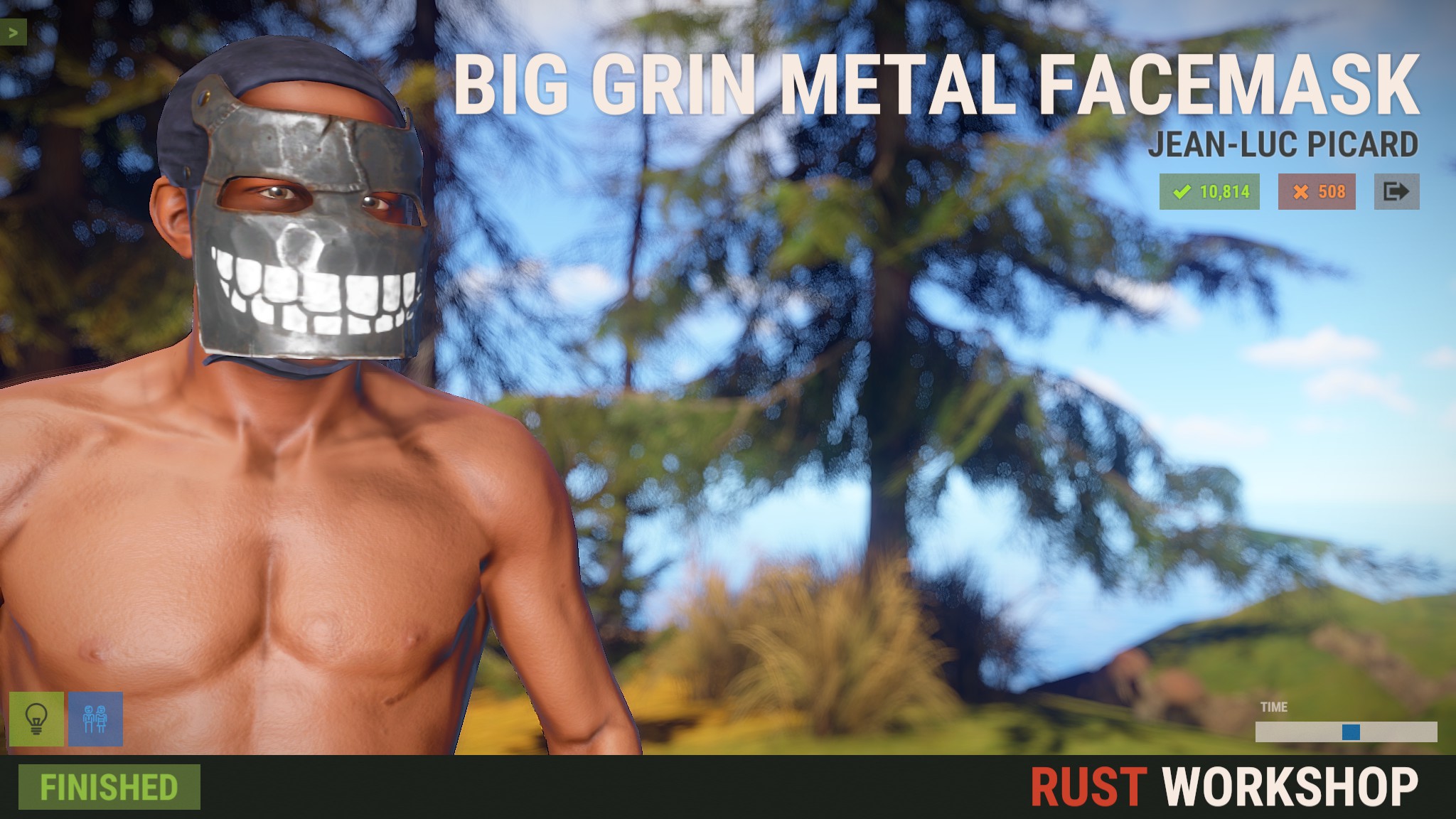 раст metal facemask фото 12