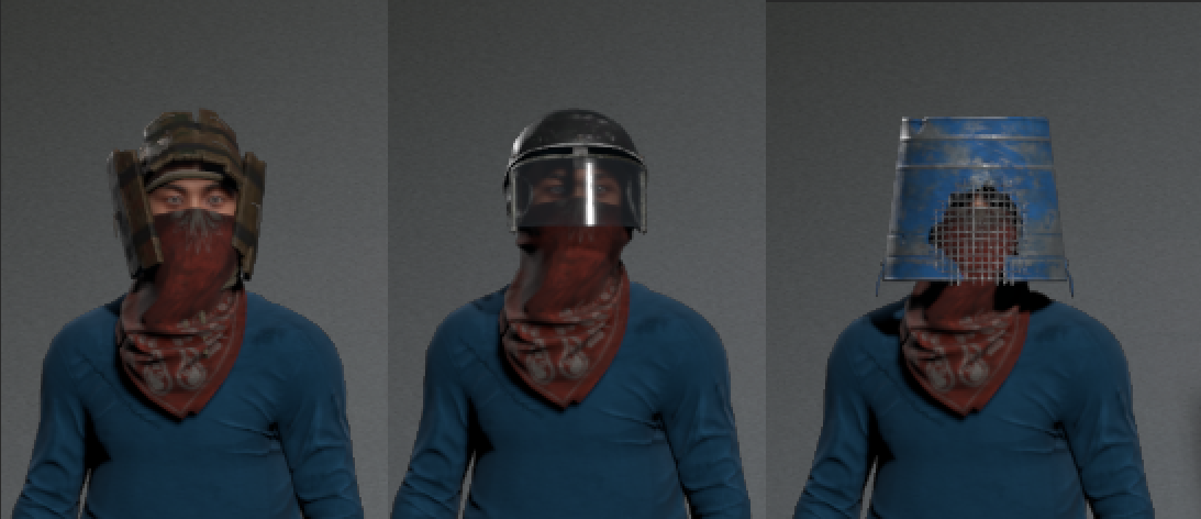 Rust helmet