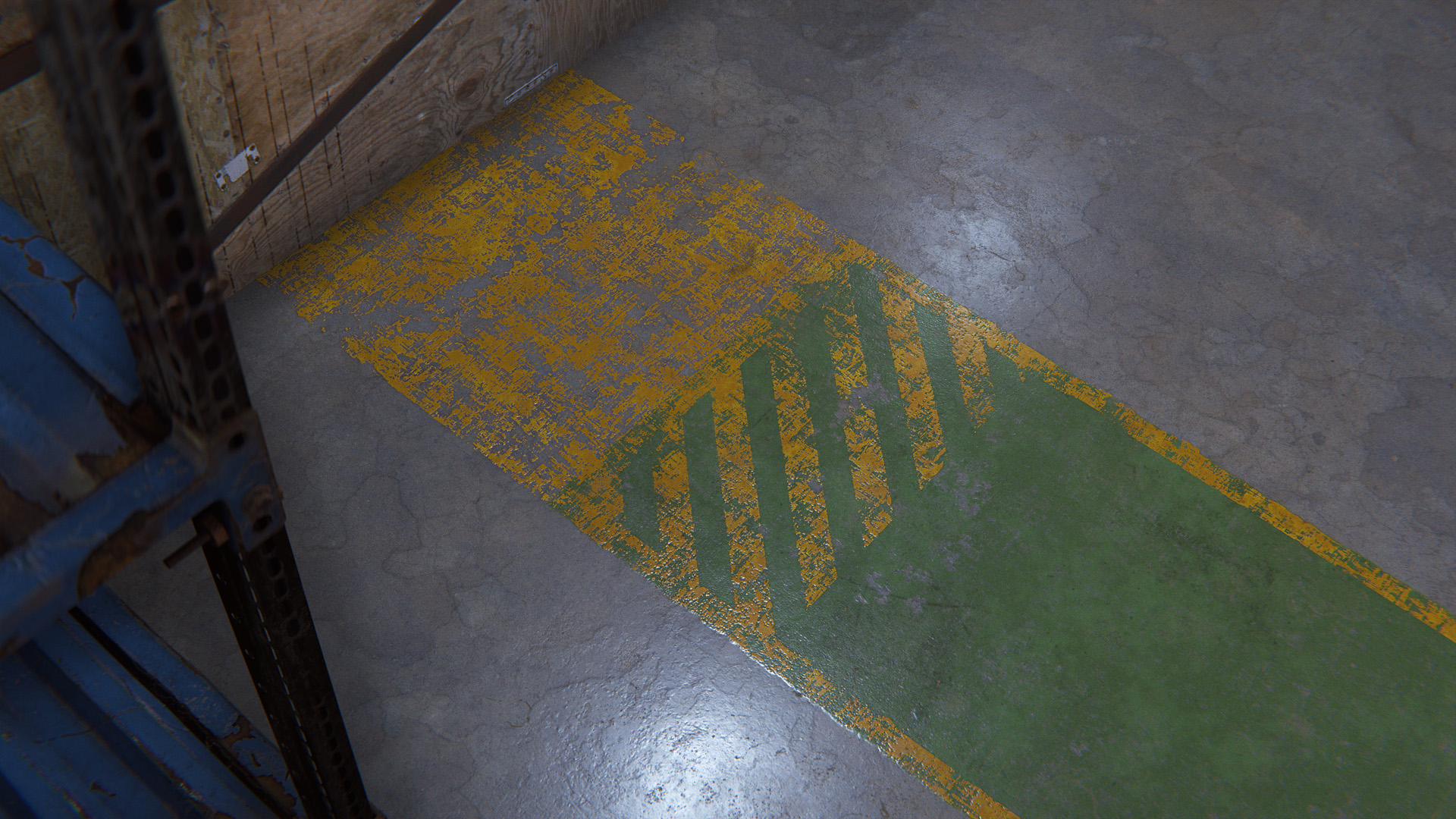 Painted Concrete Floor