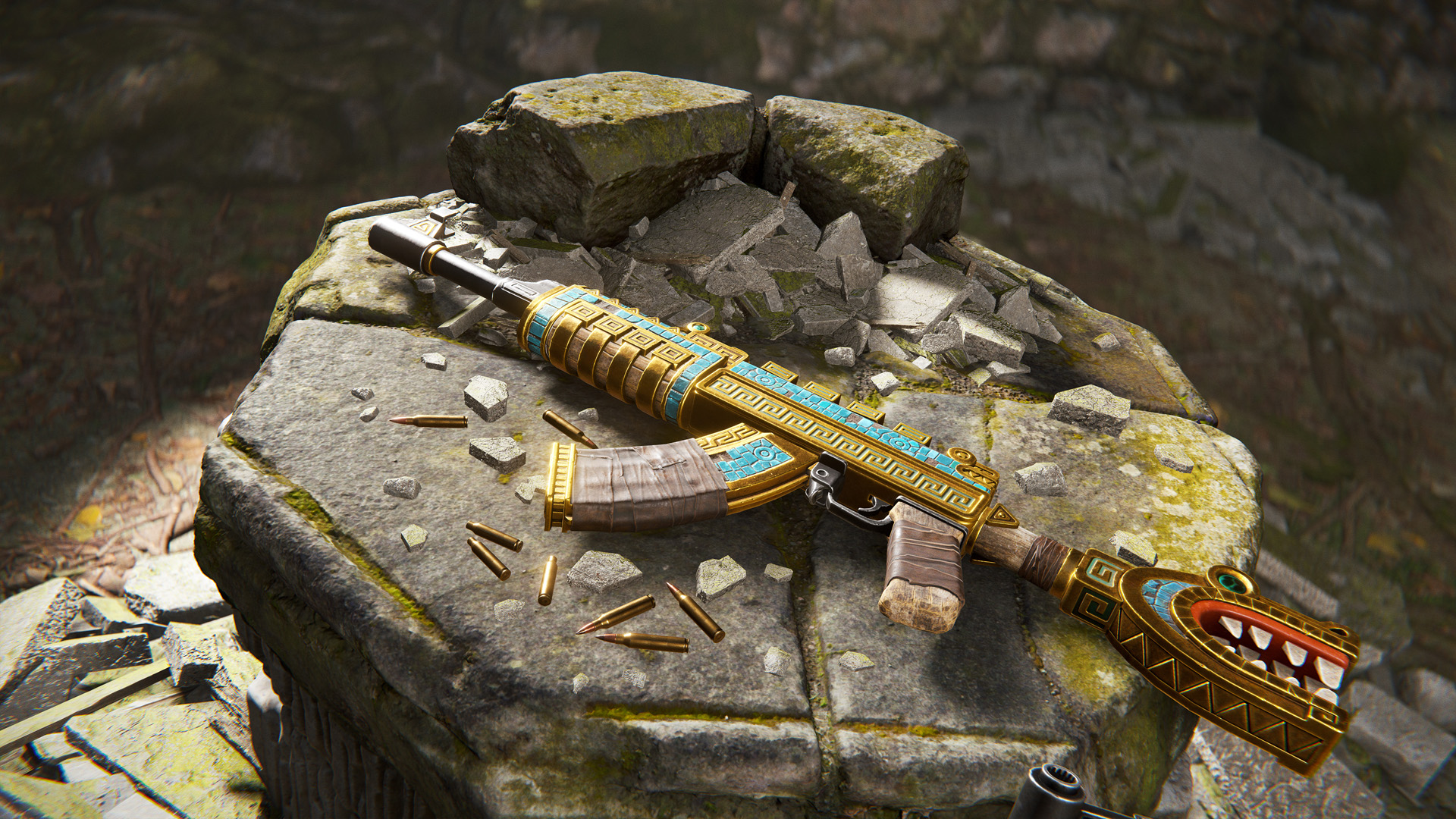 Jungle Relic Assault Rifle