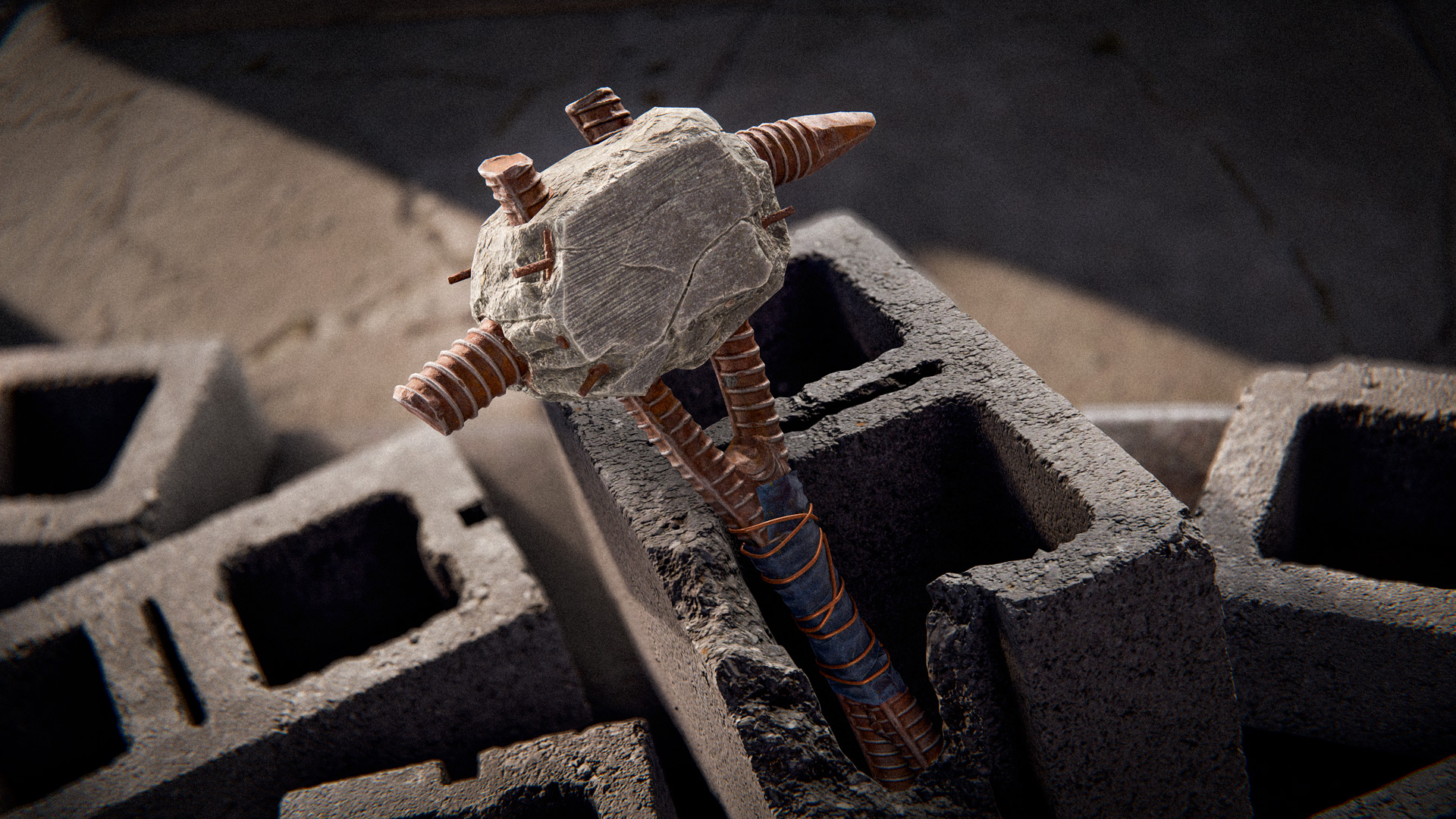 Concrete Pickaxe