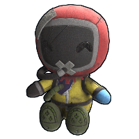 Hazmat Plushy in Rust