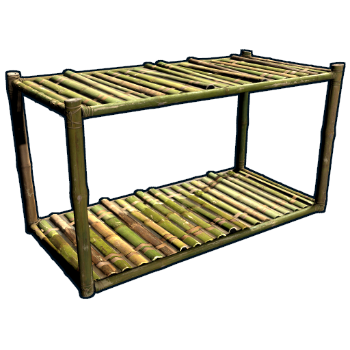 Half Height Bamboo Shelves