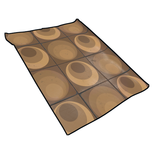 Asbestos Tile Circles