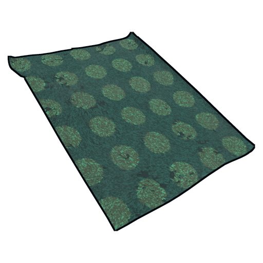 Carpet Green Dots