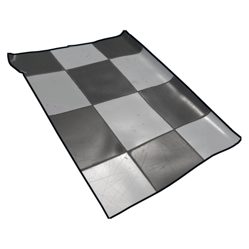 Asbestos Tile Checkerboard