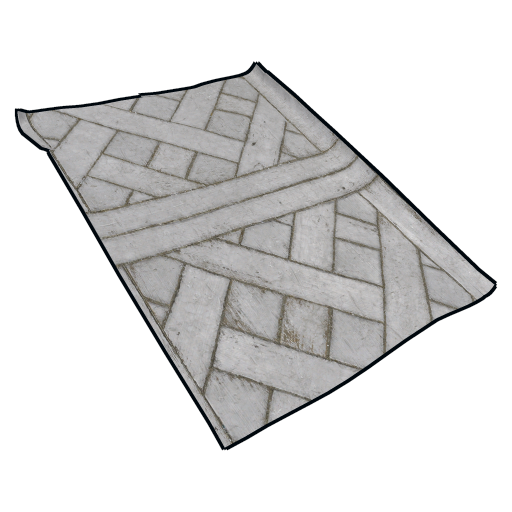 Parquet Painted Lattice White