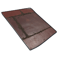 Metal Sheet Red in Rust