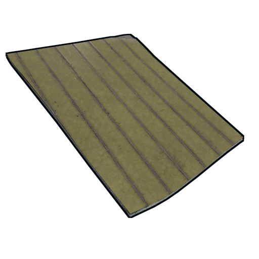 Parquet Boards Painted Yellow
