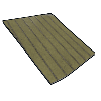 Parquet Boards Painted Yellow in Rust