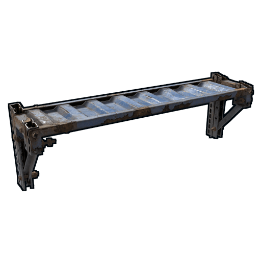 Single Shallow Industrial Wall Shelves