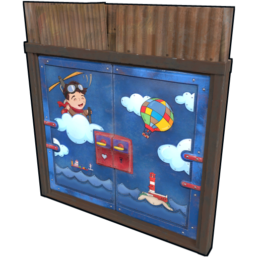 Sheet Metal Double Door