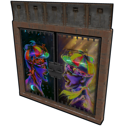 Armored Double Door