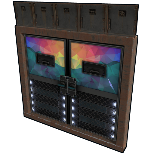 Armored Double Door