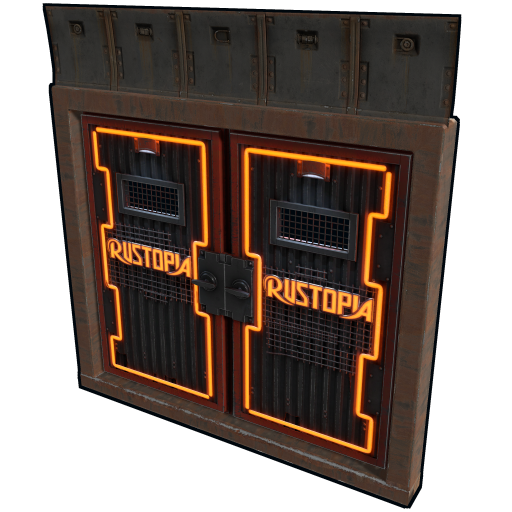 Armored Double Door