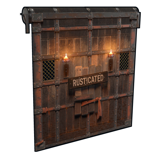 Rusticated Garage Door