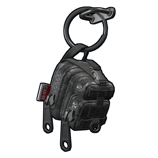 Black Backpack Charm