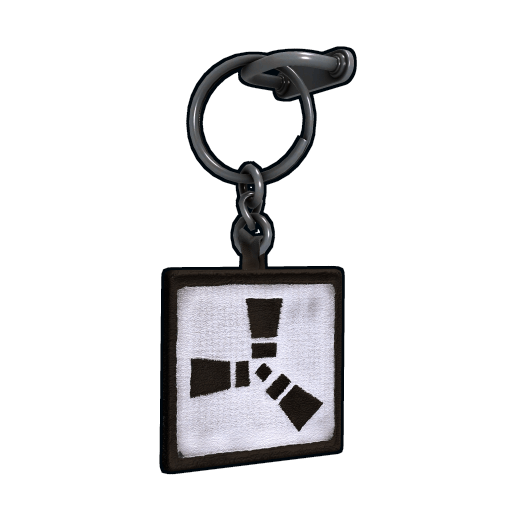 Reflective Rust Logo Charm