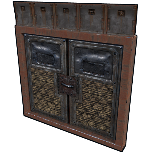 Armored Double Door