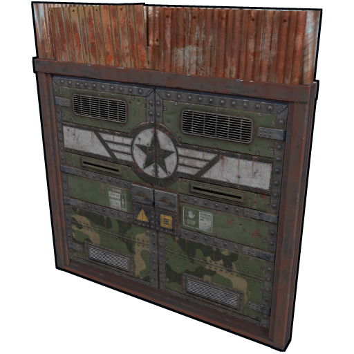 Sheet Metal Double Door
