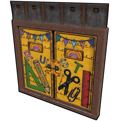 Armored Double Door