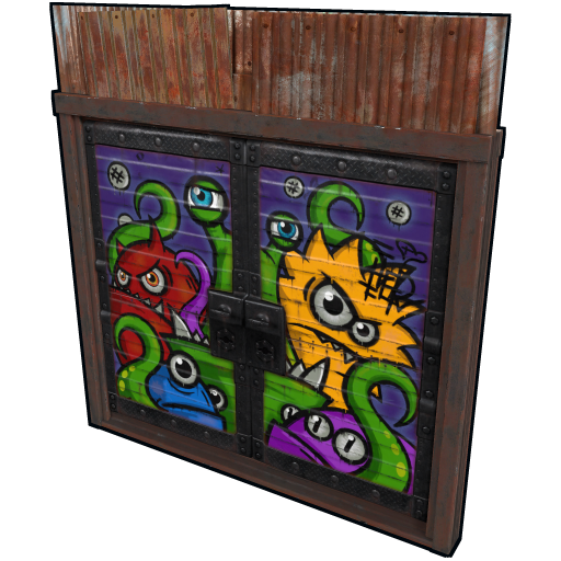 Sheet Metal Double Door