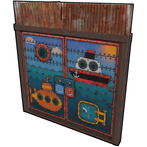 Sheet Metal Double Door