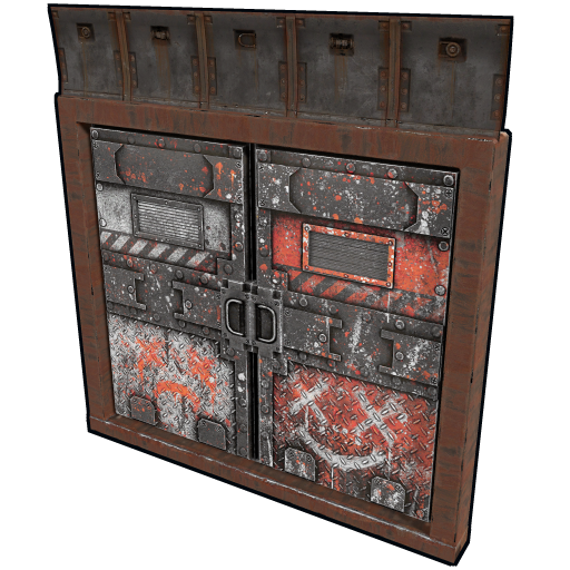 Armored Double Door
