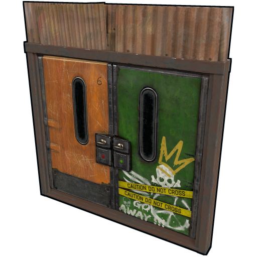 Sheet Metal Double Door