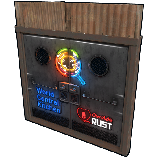 Sheet Metal Double Door