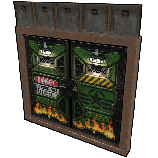 Armored Double Door