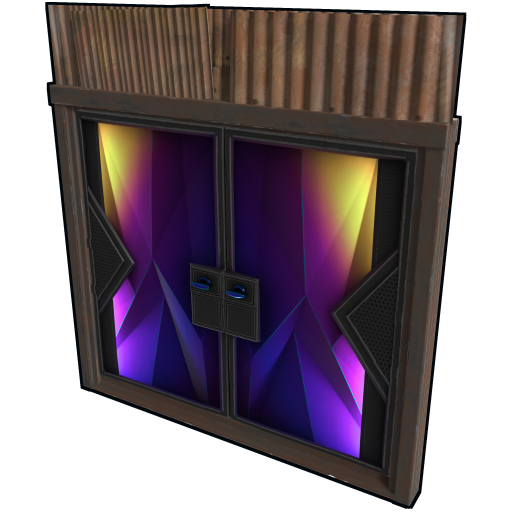 Sheet Metal Double Door