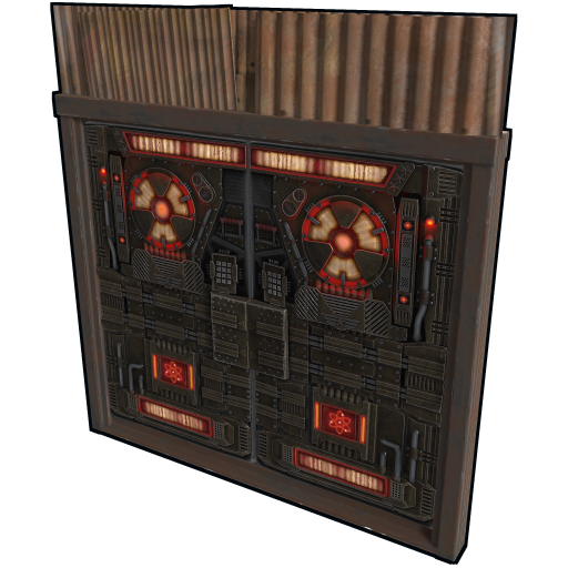 Sheet Metal Double Door