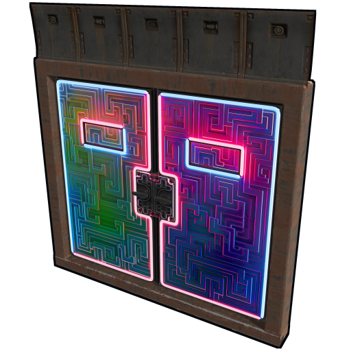 Armored Double Door