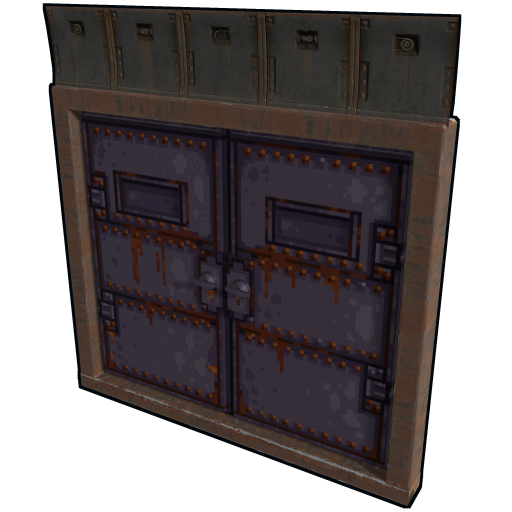 Armored Double Door