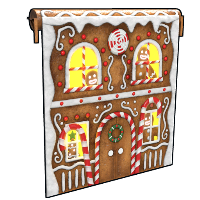 Gingerbread House Garage Door