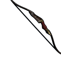Chocolate Bunny Bow in Rust