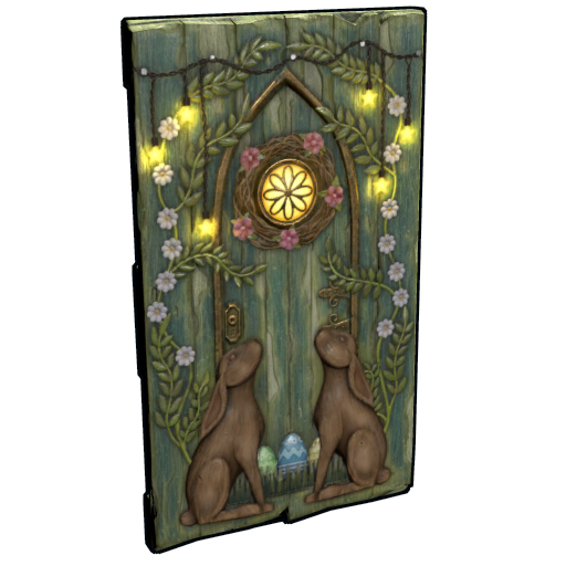 Wooden Rabbit Door