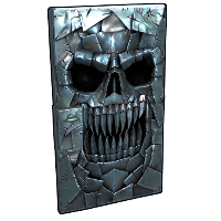 Twisted Metal Door in Rust